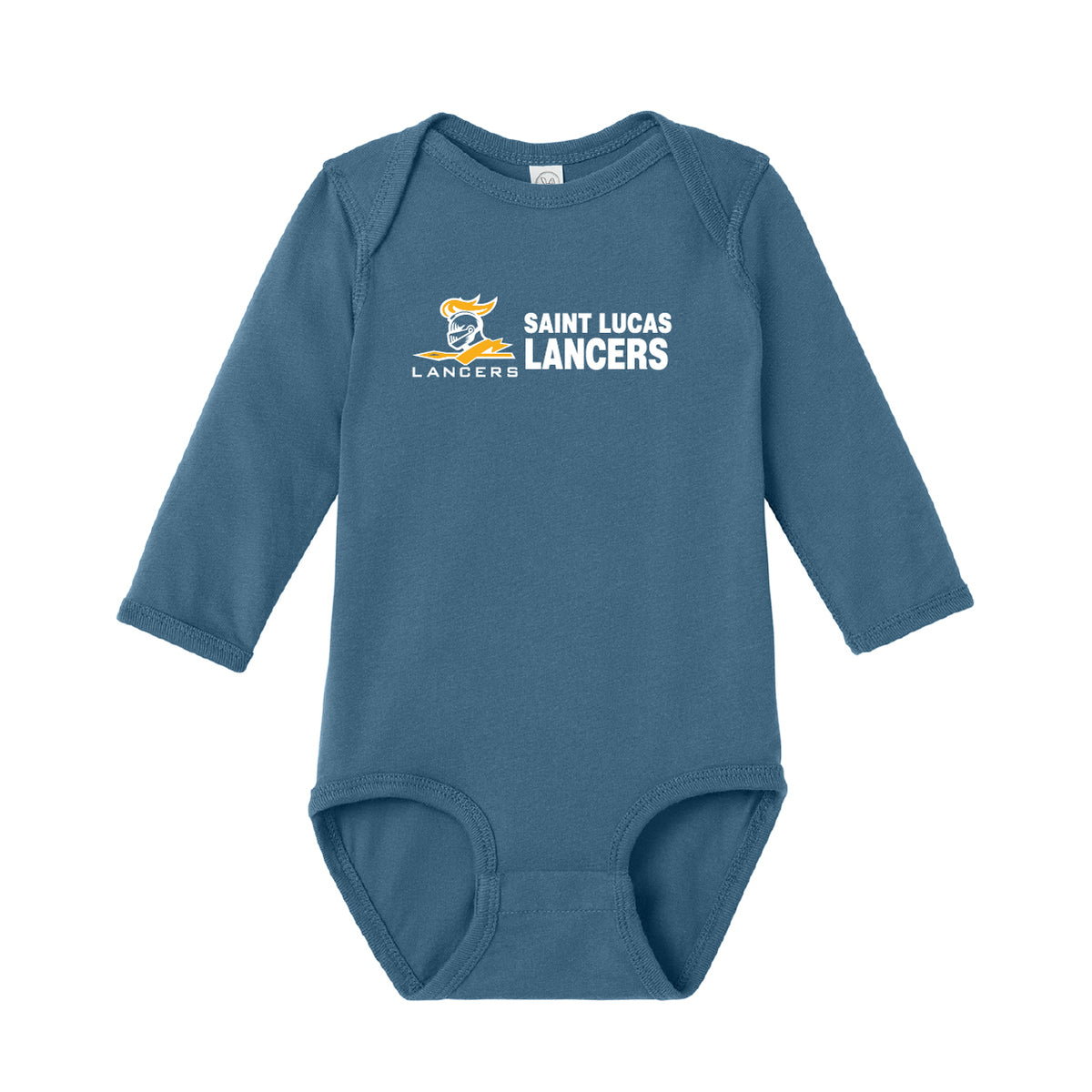 Rabbit Skins Infant Long Sleeve Jersey Bodysuit - Lancers