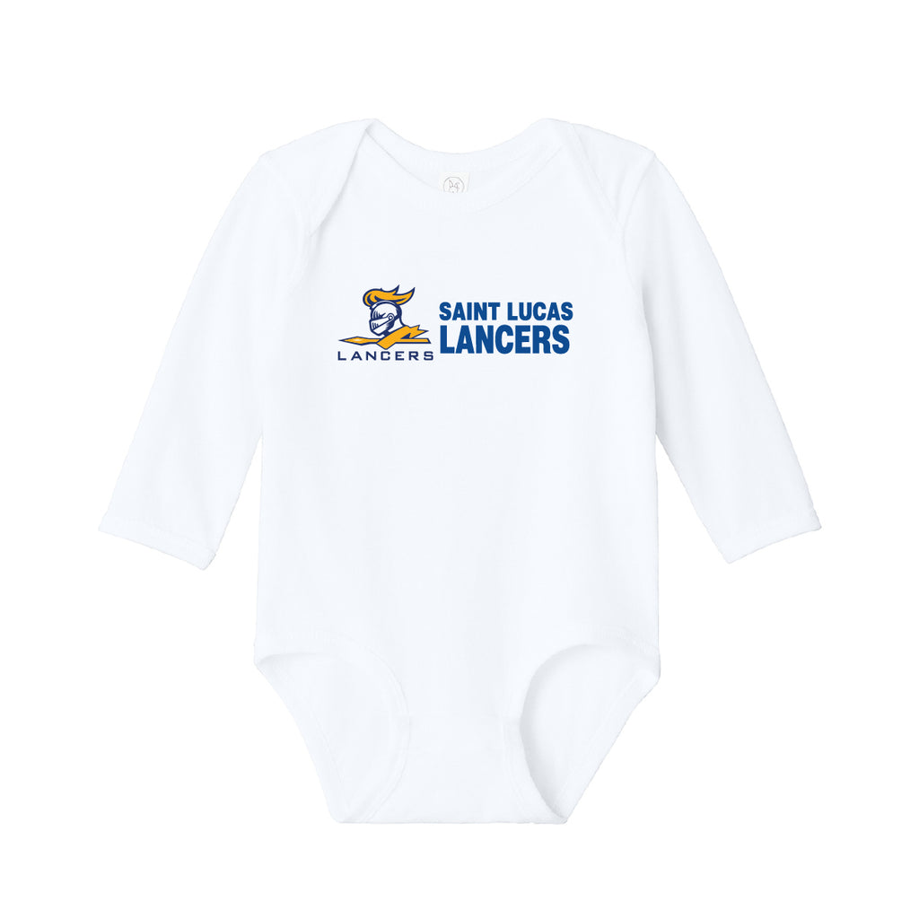 Rabbit Skins Infant Long Sleeve Jersey Bodysuit - Lancers