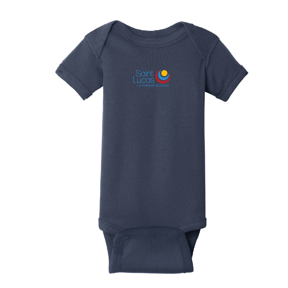 Rabbit Skins Infant Short Sleeve Baby Rib Bodysuit