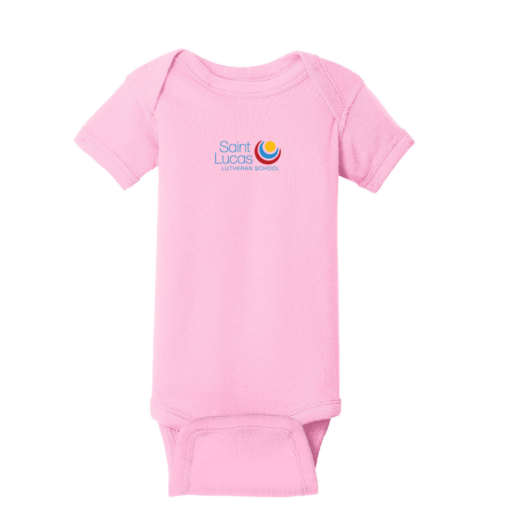 Rabbit Skins Infant Short Sleeve Baby Rib Bodysuit