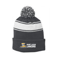 Sport-Tek® Stripe Pom Pom Beanie - Lancers